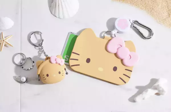 こんがり日焼け、ブラック、ピンクなど色んなキティちゃんが集合♪ 「サンリオ」キティのちっちゃながまぐちとパスケースが新登場