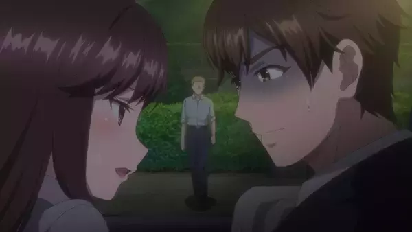 「“僧侶枠”秋アニメ「しーくれっとみっしょん」“車のなかでこんな…” 吏子は野間の股間に触れてしまい…第2話先行カット」の画像