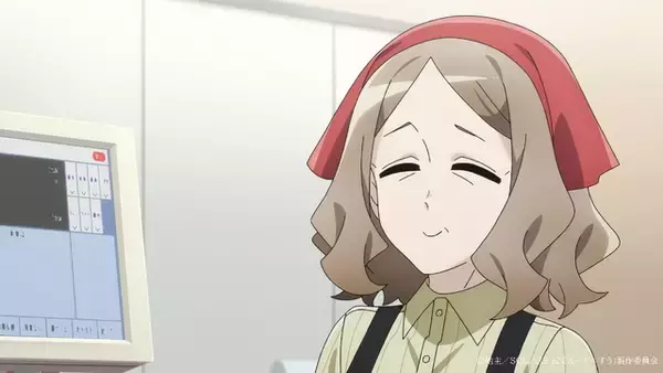「夏アニメ「スーパーの裏でヤニ吸うふたり」佐々木は田山から“あること”を伝授され…第2話先行カット」の画像