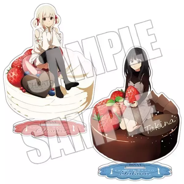 「「リコリス・リコイル」甘いお菓子に乗った千束とたきながお出迎え♪ 期間限定 POP UP SHOPが開催」の画像