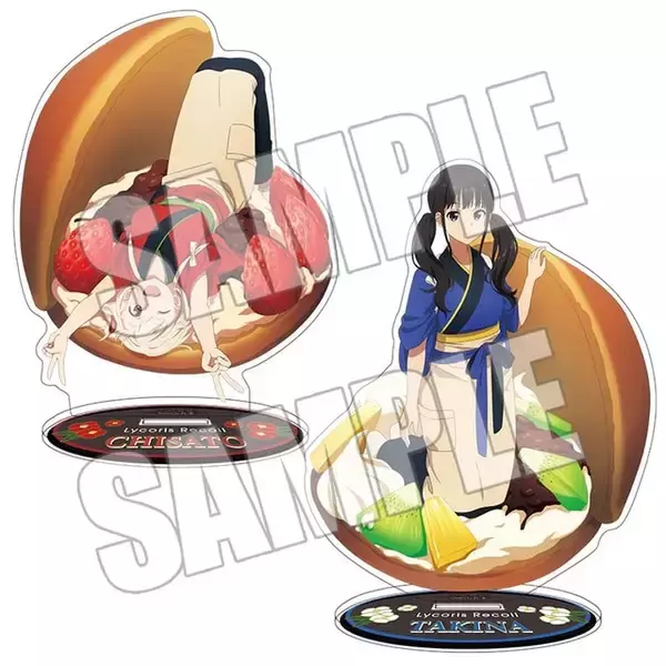 「「リコリス・リコイル」甘いお菓子に乗った千束とたきながお出迎え♪ 期間限定 POP UP SHOPが開催」の画像