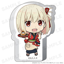 「リコリコ」千束＆たきなの場面写Tシャツや、“抱っこクルクル”シーンが新グッズに♪  ミニキャラで喫茶リコリコ制服も披露