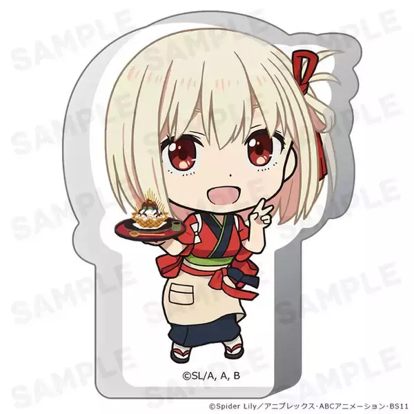 「リコリコ」千束＆たきなの場面写Tシャツや、“抱っこクルクル”シーンが新グッズに♪  ミニキャラで喫茶リコリコ制服も披露