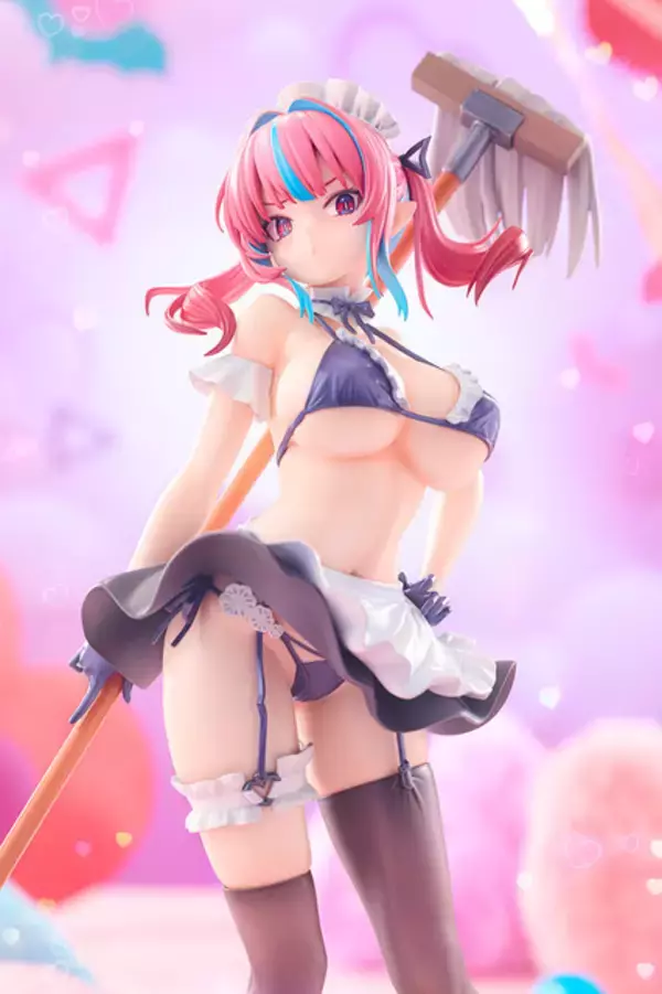 「水着×メイド姿がセクシー＆キュート 「カナン様はあくまでチョロい」高潔カナンが水着メイド姿で立体化！豊満なバストやさりげなく覗くガーターベルトが大胆」の画像