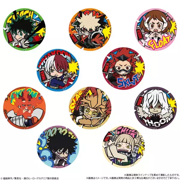 「「ヒロアカ」デク、お茶子がまんまる焼きに！ ヒーローたちがクリーミーな味わいでファミマから登場♪」の画像