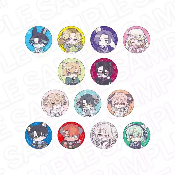 「「パラライ」POP UP SHOPの事後通販スタート！キュートなデフォルメ缶バッジなど豊富なラインナップ♪」の画像