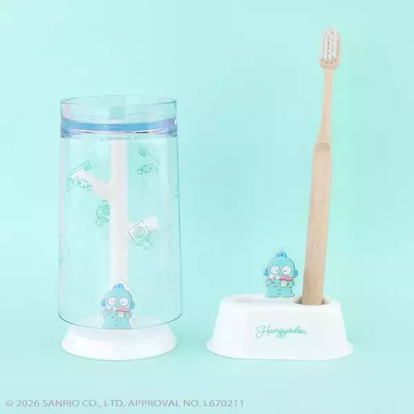 「「サンリオ」キティやプリン、マイメロたちと歯みがきやうがい♪ 可愛い＆実用性ある洗面アイテム登場」の画像