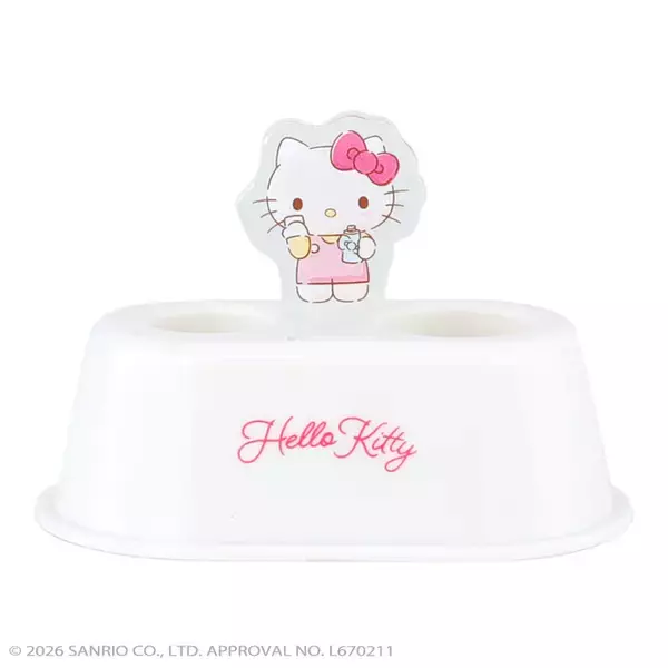 「「サンリオ」キティやプリン、マイメロたちと歯みがきやうがい♪ 可愛い＆実用性ある洗面アイテム登場」の画像