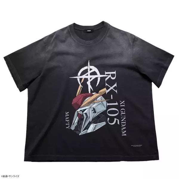 「クスィーガンダム、グスタフ・カールをどデカくデザイン♪ 「機動戦士ガンダム 閃光のハサウェイ」とNUBIANとコラボしたTシャツが登場」の画像
