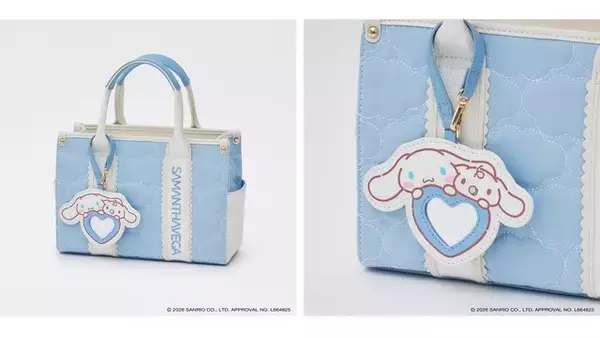 「サマンサベガ×サンリオがコラボ！「シナモロール」と「ポチャッコ」のコレクションが登場♪」の画像