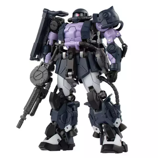 「ルウム戦役で大活躍した黒い三連星仕様の「高機動型ザクII」が可動フィギュアになって登場！ 躍動感あふれるポージングがたまらない」の画像