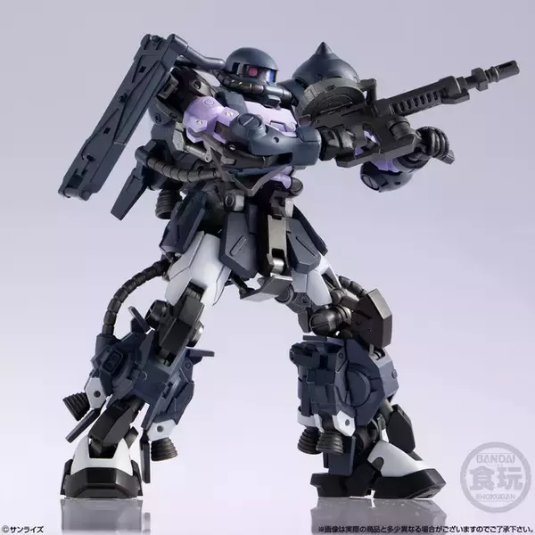 「ルウム戦役で大活躍した黒い三連星仕様の「高機動型ザクII」が可動フィギュアになって登場！ 躍動感あふれるポージングがたまらない」の画像