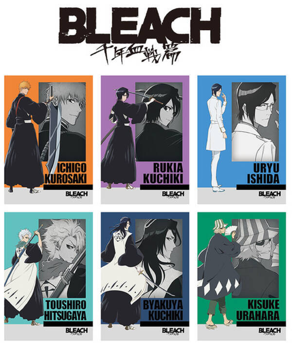 Bleach 千年血戦篇 一護 ルキアら6名のイラストカードをプレゼント アニメイトで放送記念フェア開催 新作グッズも展開 22年10月10日 エキサイトニュース