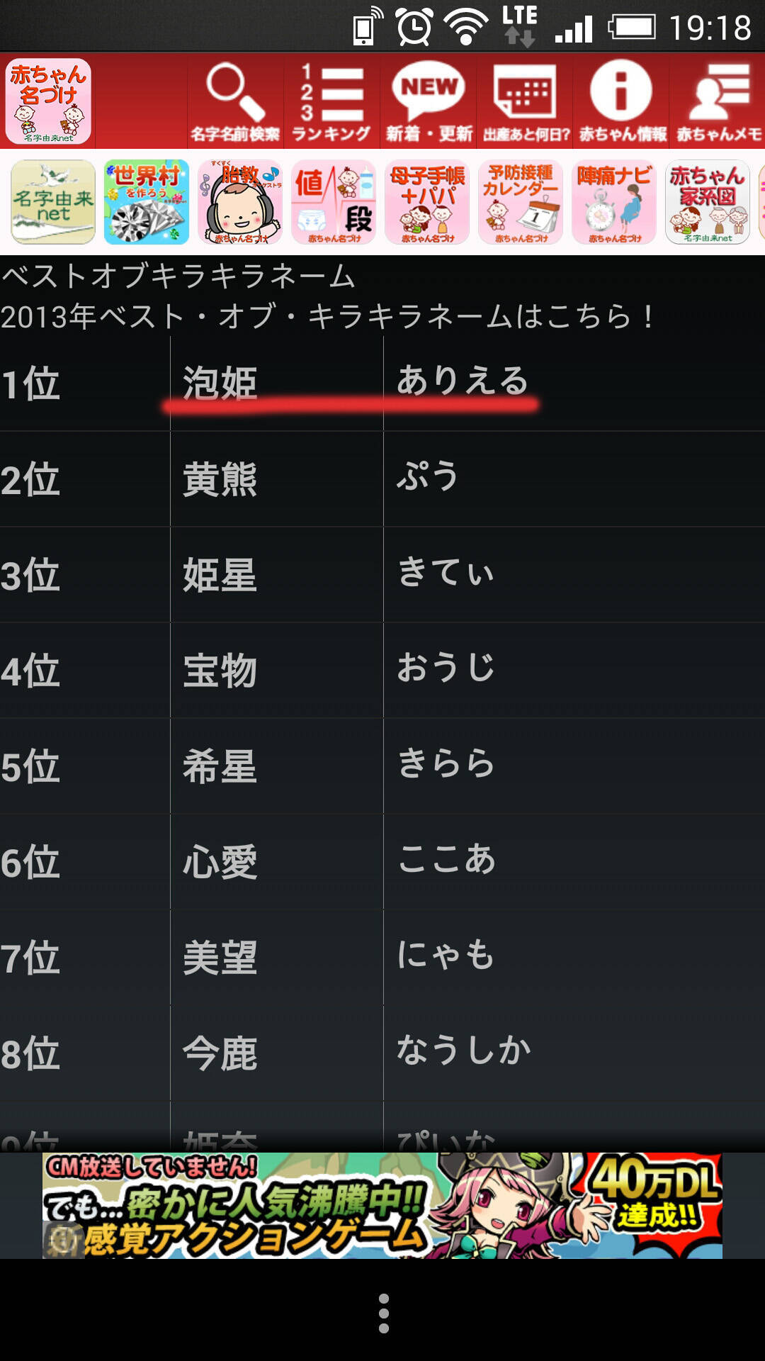 １位は 泡姫 日本のキラキラネームが本気で大変なことになっている件 本気 マジ という名は12位です 15年2月8日 エキサイトニュース