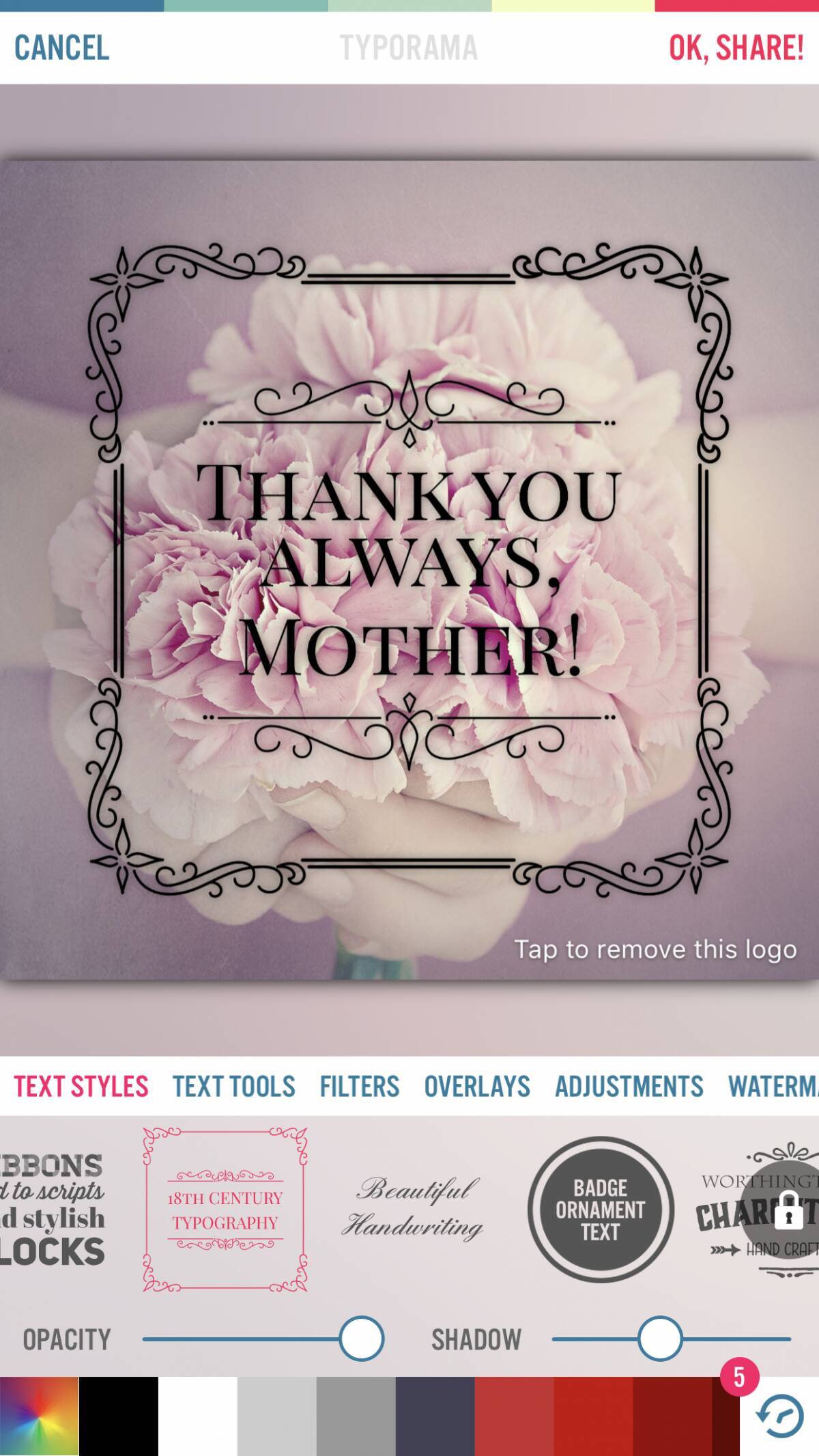 母の日にメッセージカードを贈ろう 簡単かわいい画像作成アプリ特集 17年5月8日 エキサイトニュース