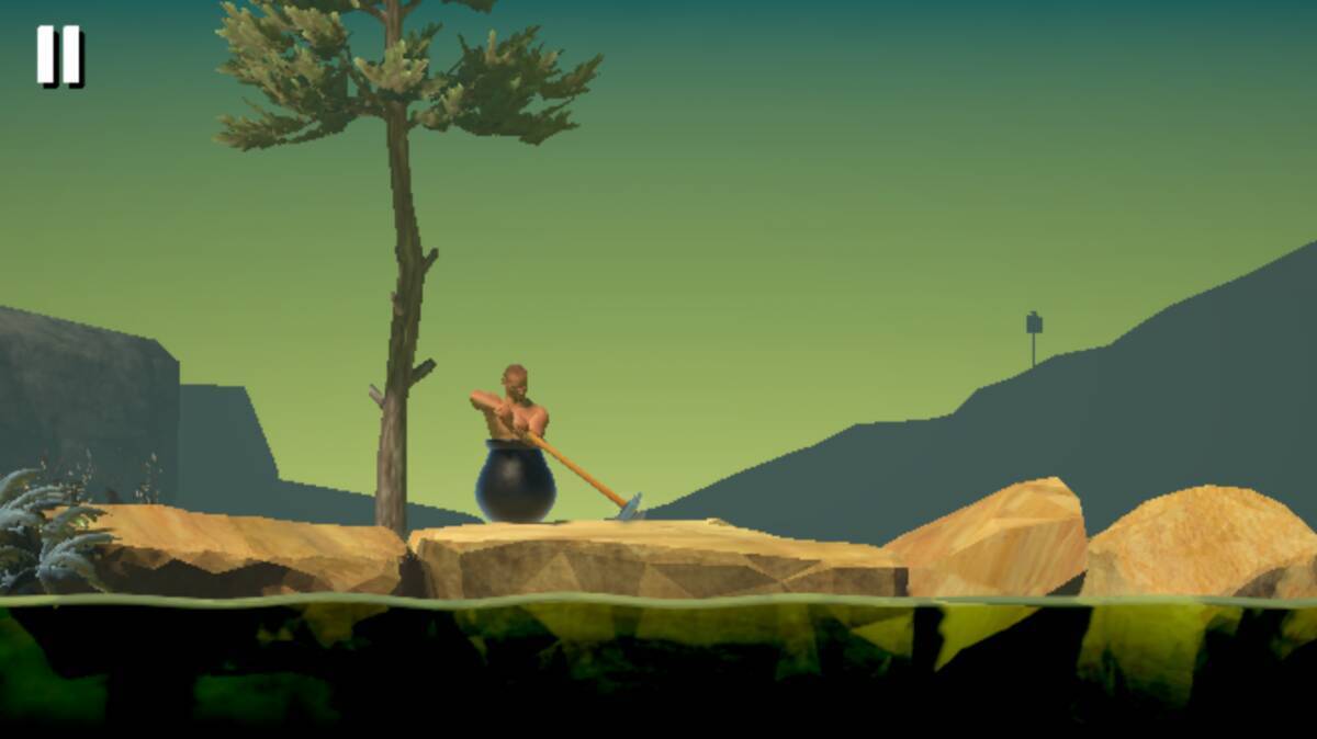 Getting Over It レビュー 攻略テク Qwopを超える鬼畜難易度 17年12月9日 エキサイトニュース