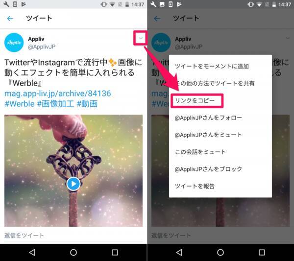 Twitterの動画を保存する方法 Iphone Android Pc対応 18年2月2日 エキサイトニュース