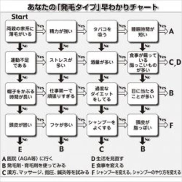 保存版 完全発毛マニュアル 1 発毛タイプ 早わかりチャートで即診断 2018年9月11日 エキサイトニュース