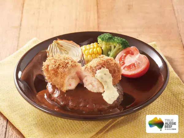 「え、のせちゃう？ ハンバーグに熱々「カニコロ」をのせた冬メニューがジョナサンで」の画像