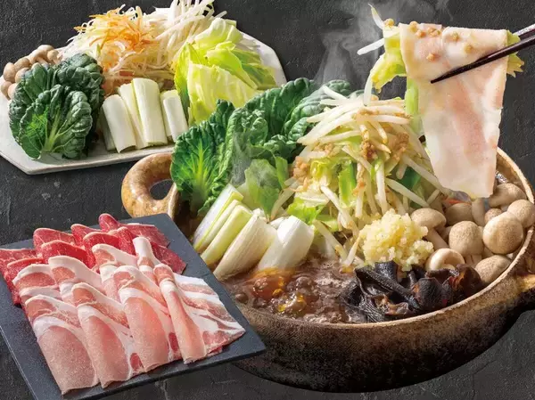 「にんにくと背脂の「背徳」スープで食べ放題！リュウジ×安元洋貴がしゃぶしゃぶを監修」の画像