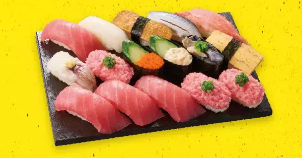 「1000円「ガツ盛」寿司、平日限定で登場！ボリュームしっかり16貫」の画像