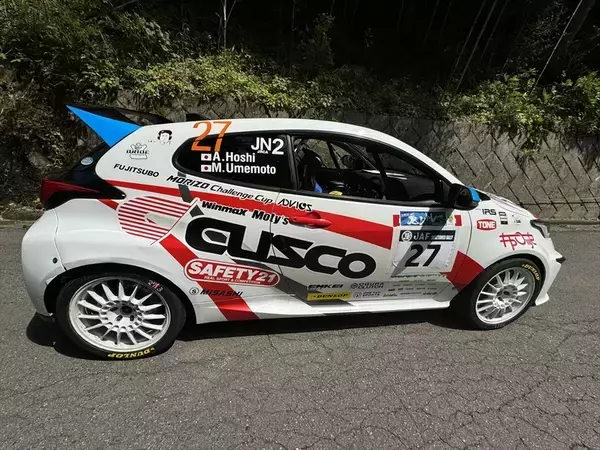 「梅本まどか、群馬ラリーで痛恨の2戦連続クラッシュ！ 碓氷峠を攻略できず」の画像