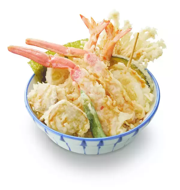 「ひゃっほー！「本ずわいがに」の天丼登場!! 定食はおかわり無料でうれしすぎ」の画像