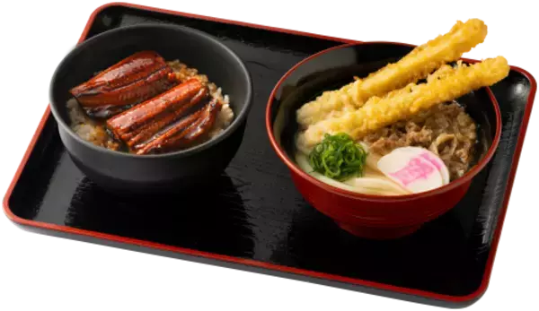 「資さんの「肉ごぼ天うどん＋うなぎ」が幸せすぎ！うなぎメニューがドドンときた」の画像