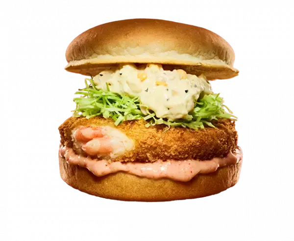 「ロッテリアの"濃厚"明太マヨバーガー！「やまや」が作った本格派」の画像