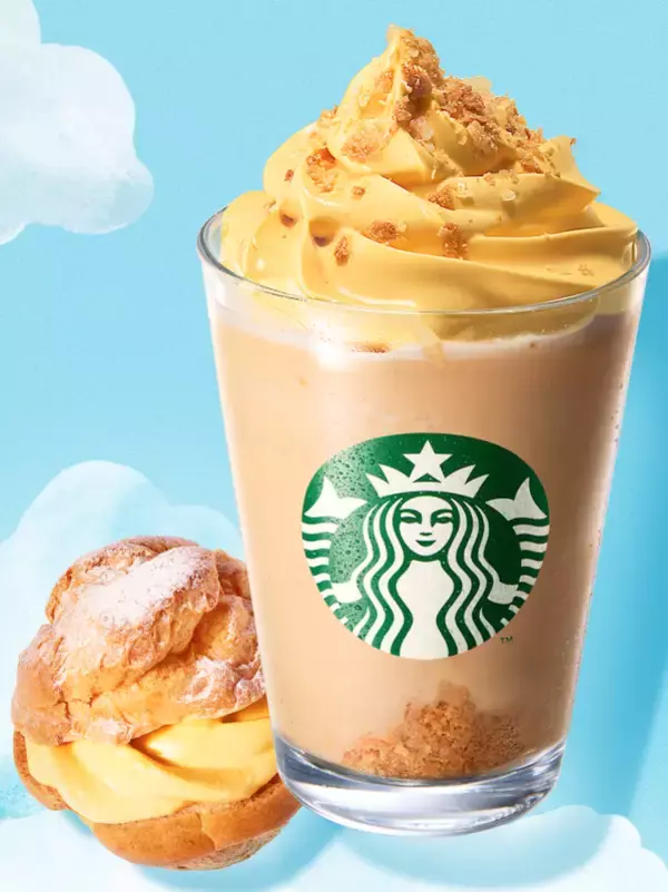 「スタバ新作「シュークリーム」みたいなフラペチーノが気になる」の画像