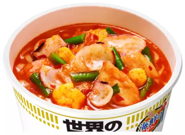 「「世界のカップヌードル」から“海鮮キムチチゲ”味！ コク辛でうまそー」の画像