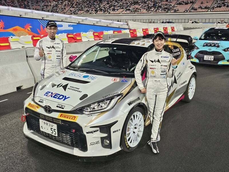 ラリージャパン 2024がスタート！ 梅本まどかはクラス3位で上々の滑り出し