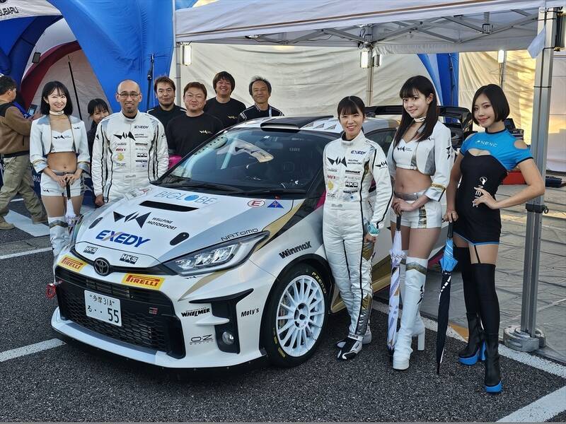 ラリージャパン 2024がスタート！ 梅本まどかはクラス3位で上々の滑り出し