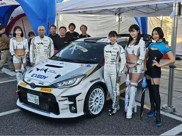 「ラリージャパン 2024がスタート！ 梅本まどかはクラス3位で上々の滑り出し」の画像