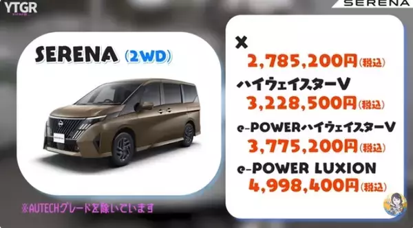 「日産「セレナ」は上位グレード限定の“特権”に注意！ 2026年最新版の進化ポイントを解説」の画像
