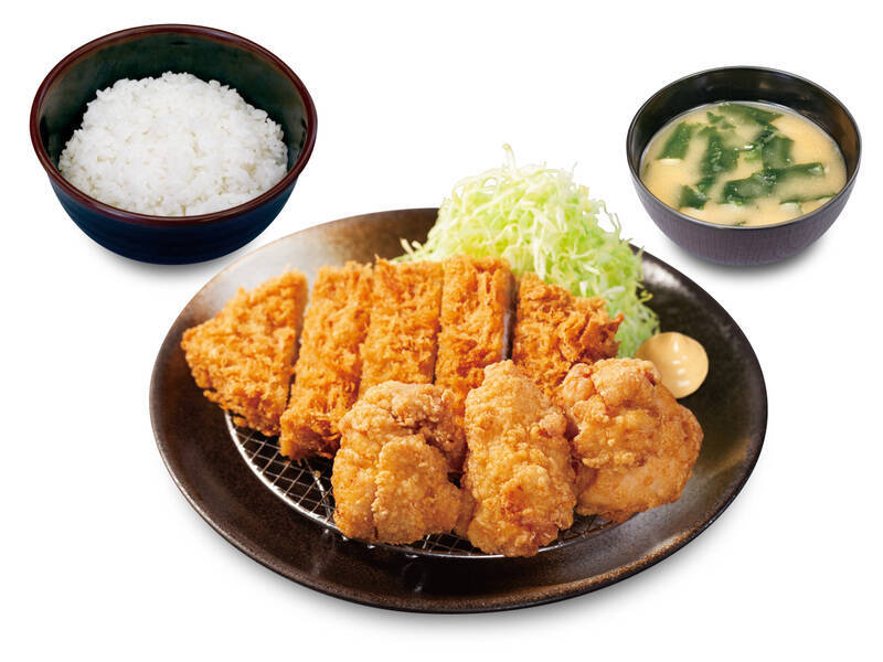 松のや「ロースかつ＋唐揚げ」が840円！ 盛合わせ4種を1週間値引き