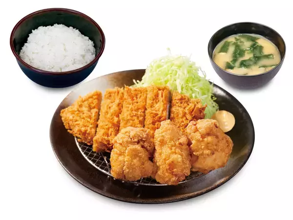 「松のや「ロースかつ＋唐揚げ」が840円！ 盛合わせ4種を1週間値引き」の画像