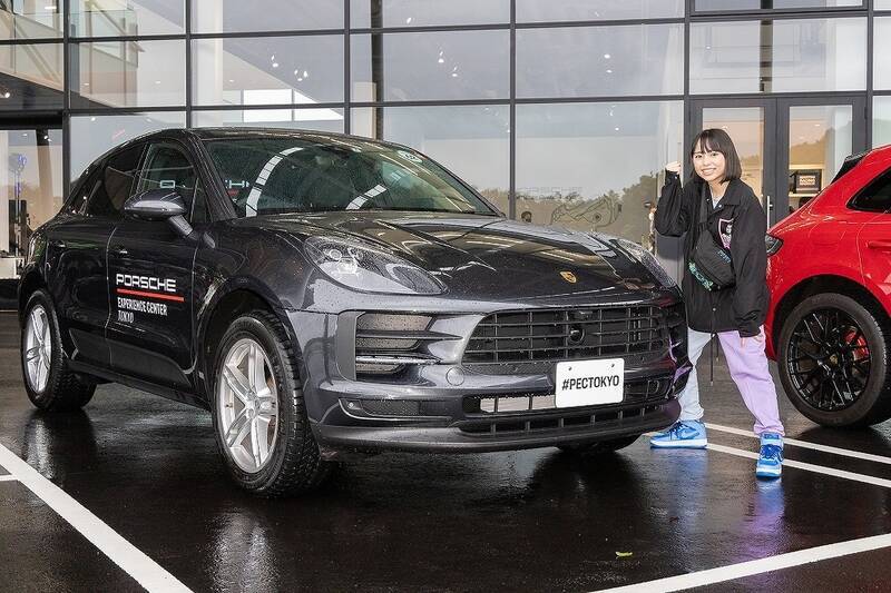 史上初づくし!? アイドルがポルシェ・タイカンで富士スピードウェイを爆走