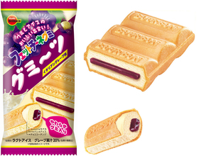 「グミ」入ってます！ ありそうでなかったお菓子アイス「グミーツ」ブルボンから
