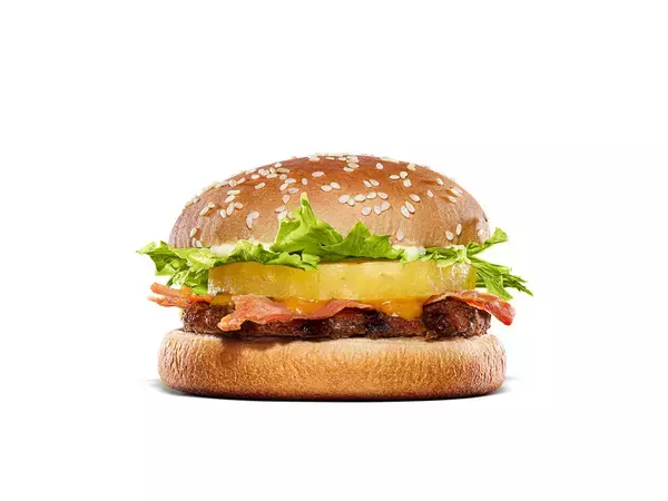 「新手の月見、本日発売。「パイン ツキミバーガー」」の画像