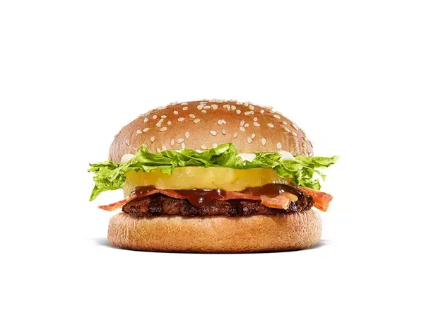 「新手の月見、本日発売。「パイン ツキミバーガー」」の画像