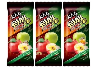 大人なガリガリ君初の「りんご味」ふじ＆王林 果汁44％