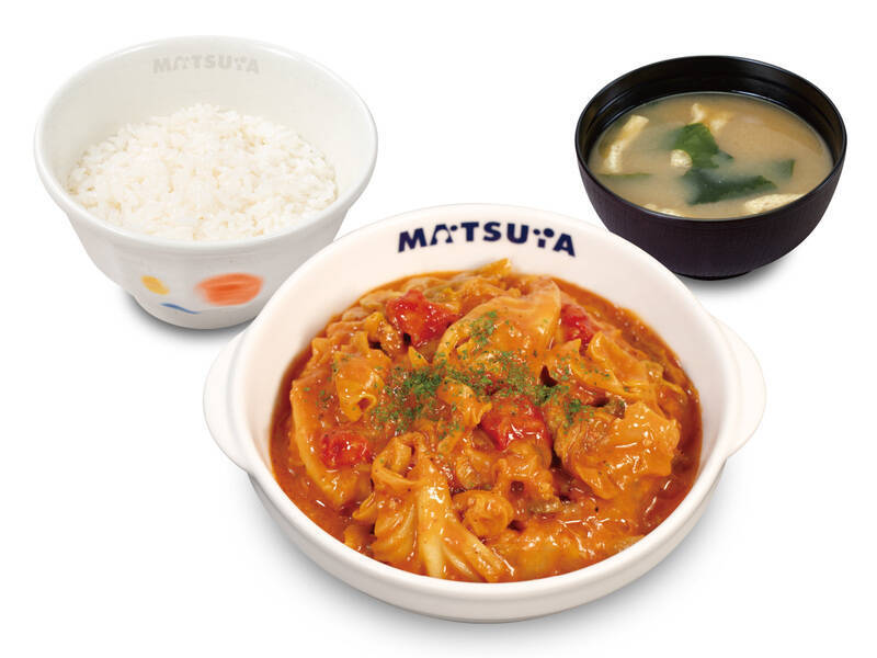 絶対食べる！松屋「煮込みキャベツのトマトハンバーグ定食」野菜たっぷり春の新作