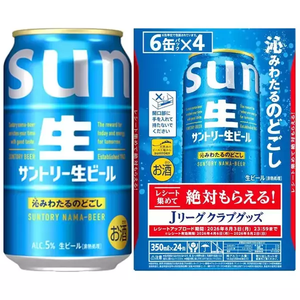 週末用にストックしたい！ 「サントリー生ビール」24本ケースがAmazonでお買い得