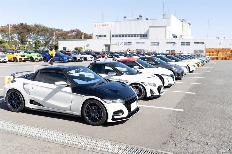 Hondaの軽スポーツ「S660」ゆかりの地に300台以上のBEAT＆S660が集まった！