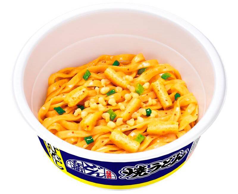 おいしそ！ 日清どん兵衛の“汁なし”＝焼うどん！サクサクあげ玉も