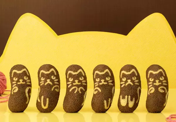 「黒猫になった「東京ばな奈」がかわいすぎる！ “ぶにゃんこ”コンプリートセットも」の画像