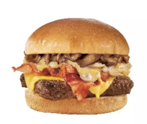 「めちゃくちゃリッチ！「舞茸×マッシュルーム」 とろ～りチーズバーガーが冬季限定で登場」の画像