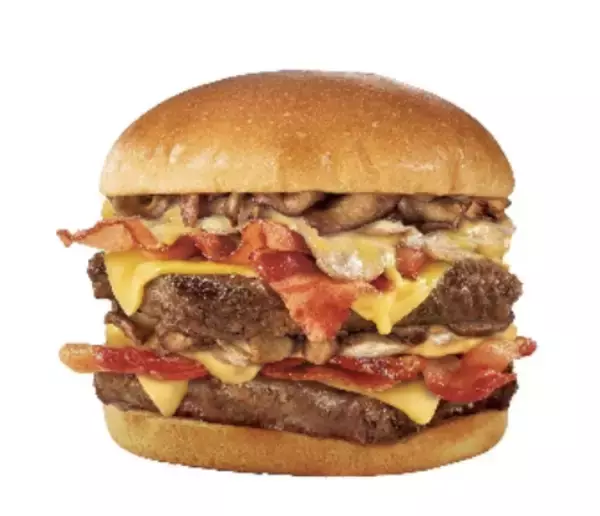 「めちゃくちゃリッチ！「舞茸×マッシュルーム」 とろ～りチーズバーガーが冬季限定で登場」の画像