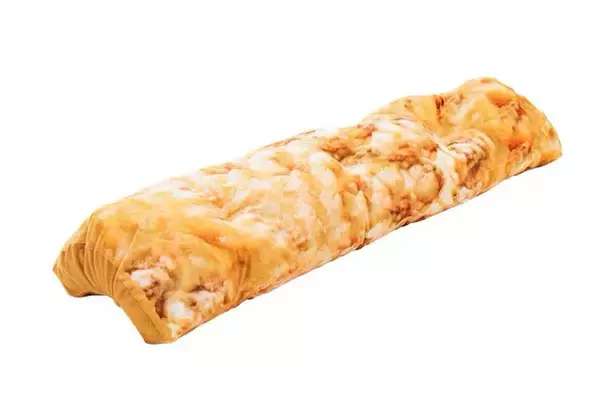 「仰天！「白身フライ」が巨大クッションに！一緒に寝ればあなたものり弁になれる!?」の画像